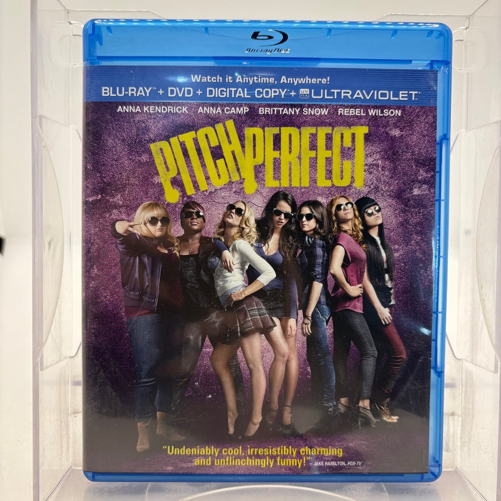 Pitch Perfect Blu-ray DVD Combo Pack Anna Kendrick Rebel Wilson Musical Comedy